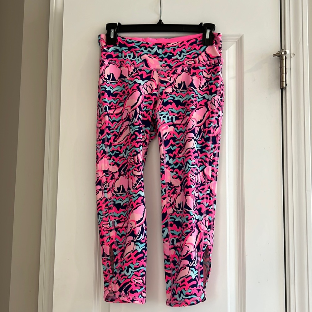 Lilly Pulitzer Lobstah Roll Luxletic Small Leggings
